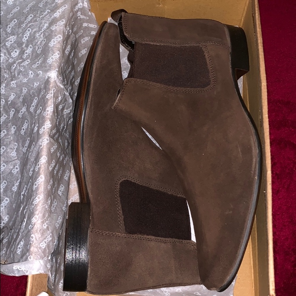 ASOS Bishop Suede Chelsea Boots